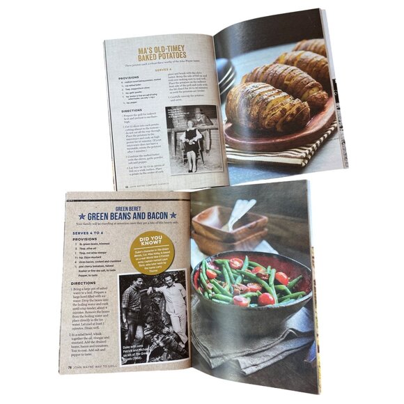 John Wayne Cookbook Collection - Bundle of 6 Featuring Recipes & Grilling Tips - Picture 6 of 16
